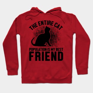 The entire cat population is my best friend Hoodie